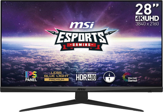 Monitor MSI G281UV 27.9” IPS, UHD 3840x2160, 60Hz, Plano