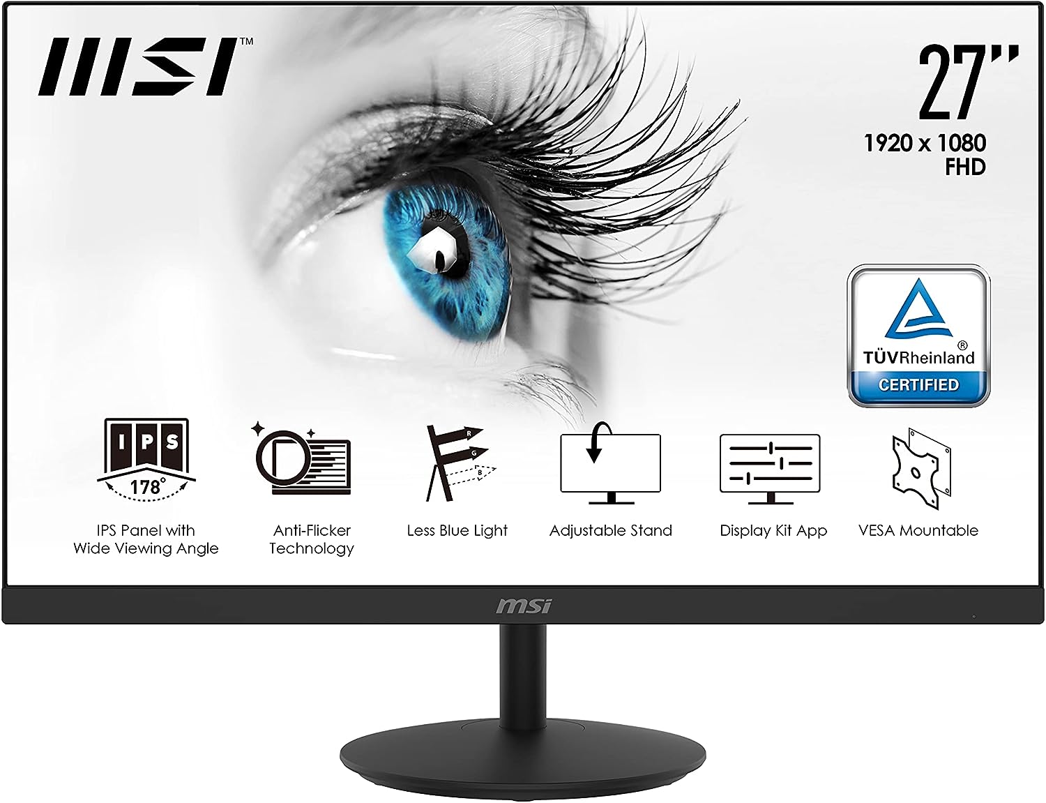 Monitor de PC MSI PRO MP271 - Pantalla de Ordenador