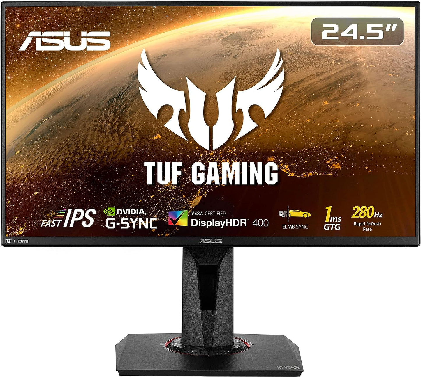 Monitor de PC Asus 24.5" TUF Gaming VG259QR - Pantalla de Ordenador